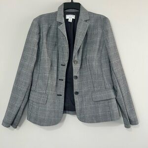 Covington Women’s gray plaid blazer